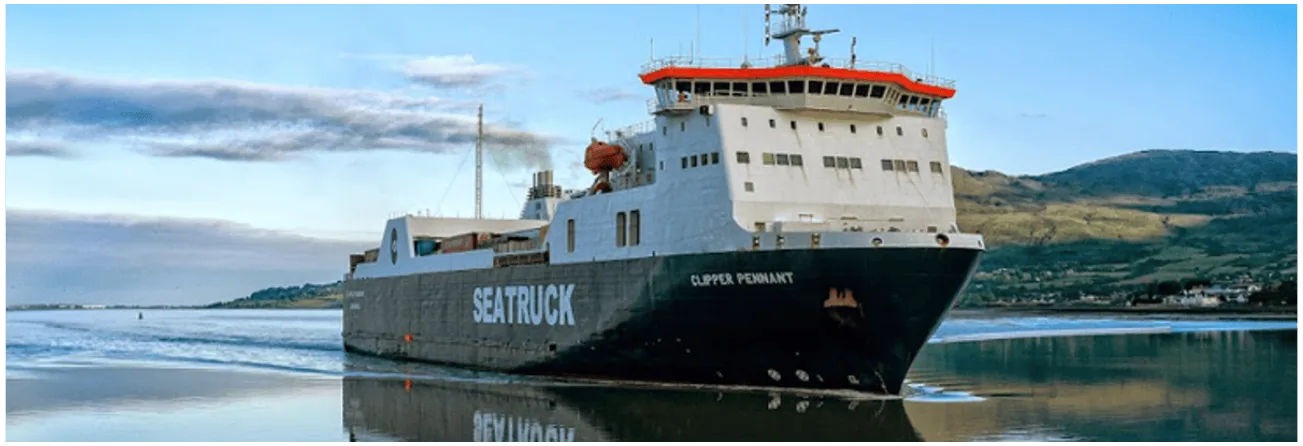 Seatruck roll on-roll off freight Ferry
