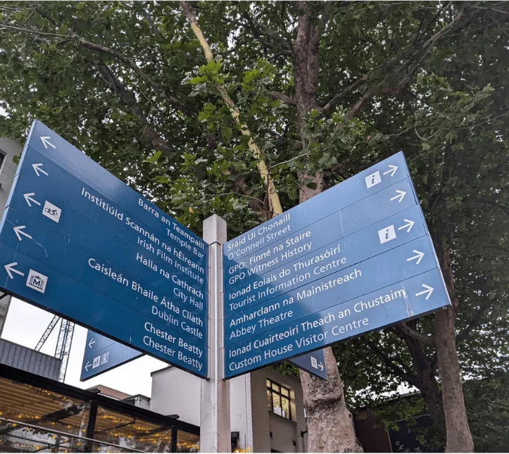 Dublin Street Sign